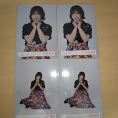 櫻坂46 大沼晶保 12th BACKS LIVE!! 黒衣装 チュウ 座り