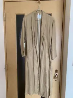 nano universe リネン コート ベージュのサムネイル