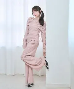 rose frill down jacket sovisoon - メルカリ