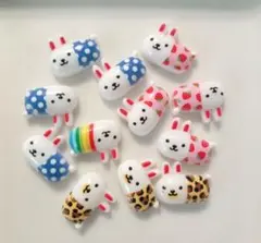 ウサコレネイルパーツ12個