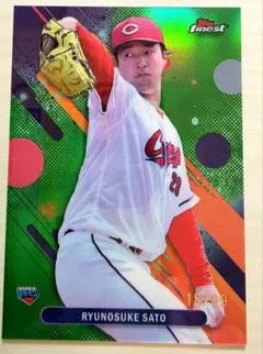 topps finest 2025 佐藤 柳之介 投手 99シリ