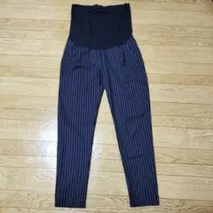 Milktea ストライプ マタニティパンツ M