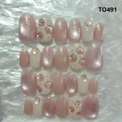 【現品】24枚全サイズ偏光マグネット×ニュアンスぷっくりフラワーTO491