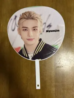 straykids ヒョンジン　ソウルコン　うちわ　うちわカバー　公式品 straykids ソウルコン ヒョンジン ジニレット うちわ カバー