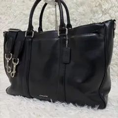 COACH ビジネスバッグ 2way メトロポリタン ブラック オールレザー