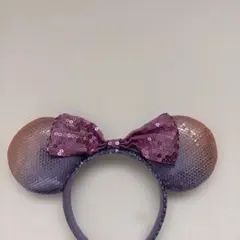 ミッキー型スパンコールカチューシャ