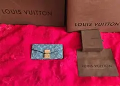 Louis　Vuitton　デニム長財布