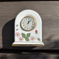  ワイルドストロベリー　ウェッジウッド 置時計 2025年最新】ウェッジウッド ワイルドストロベリー 時計の人気