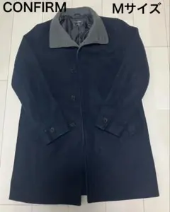 【CONFIRM】紺色コート Mサイズ｜上品ネイビー◎ ビジネス・カジュアル両用