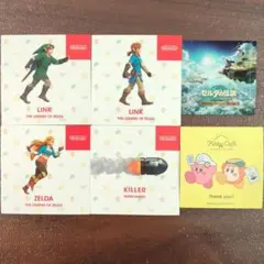 ニンテンドー　ステッカー　ゼルダ　カービィ　マリオ(キラー)　セット