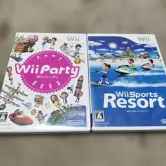 【2枚セット】wiiパーティ＆wiiスポーツリゾート