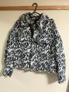 【MURUA】レオパード柄 フリースジャケット