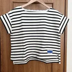 Bilitis dix sept ans ボーダー Tシャツ 半袖 コットンのサムネイル