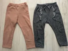長ズボン　パンツ　ピンク　グレー　黒　ever closet　エバクロ　ZARAのサムネイル