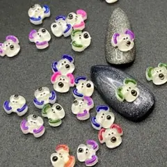 ネイルパーツ　いぬ　20個セット