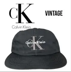 カルバンクライン　CK　ビッグロゴ　キャップ　ビンテージ