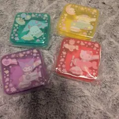 サンリオキャラ プラスチックケース 4個セット