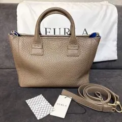 FURLA ハンドバッグ　グレージュのサムネイル