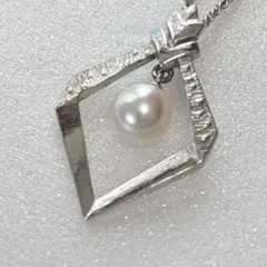 ミキモト MIKIMOTO クマモチーフ パールペンダントトップ シルバー