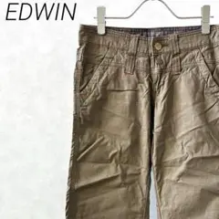EDWIN ワークパンツ ストレート ポケット付き シンプル カジュアル
