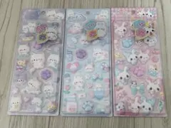 クーリア　肉球シール　３点セット