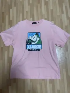 XLARGE ピンク Tシャツ キャラクター