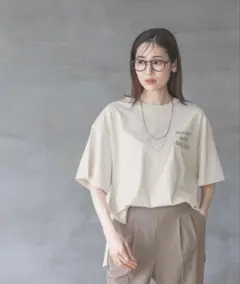 GLOBAL WORK グローバルワーク　ヘビロッTEEワイドプリント半袖のサムネイル