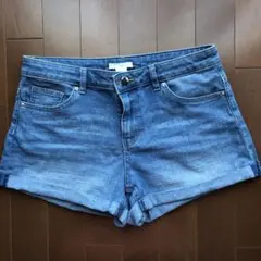 H&M デニムショートパンツ