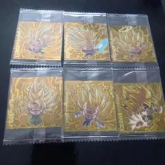 ドラゴンボールウエハース　シール　超6 GDR6種