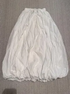 ホワイト バルーンスカート 未使用