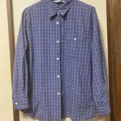 シンプルライフ　チェックシャツ