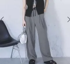 JEANASIS リネンタックワイドパンツ