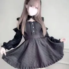 Pal elfy パルエルフィー 膨れジャガードレースワンピース