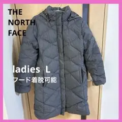 ノースフェイスロングコートダウンコート アウター レディースL 30221