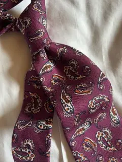 Nicky ニッキー★ペイズリープリントタイ★フランコバッシ タイユアタイ