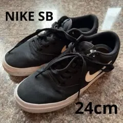 NIKE SB キャンバス ブラック スニーカー 24cmのサムネイル