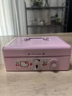ハローキティ 手提げ金庫 ピンク - メルカリ