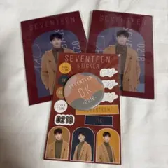 SEVENTEEN DK ドギョム ローソンくじ ポストカード 缶バッジ 2