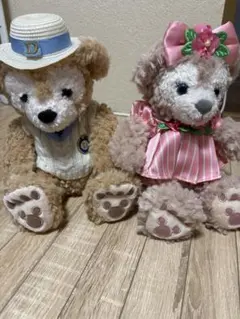 ダッフィーとシェリーメイ ぬいぐるみ セット