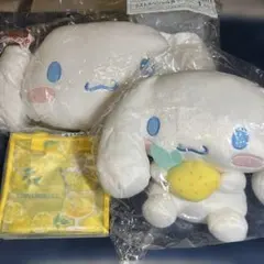 サンリオ当たりくじ　シナモンロール ぬいぐるみ&タンブラーセット