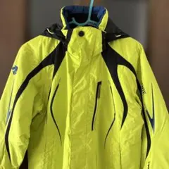 DESCENTE スキーウェア ジャケット ライムイエローメンズＳ