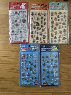 ディズニーシール5点セット