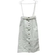 【極美品】ロングスカート アースミュージックアンドエコロジー S ミント