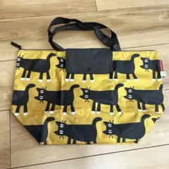 ATSUKO MATANO エコバッグ 猫　イエローのサムネイル