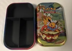 ポケモン【mini tinミニ缶】仕切り付きダメカンケース【サンダース】
