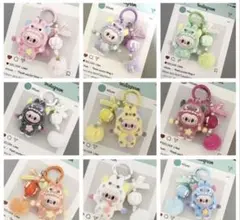 LABUBU ラブブキーホルダー 【5個セット】ランダム発送