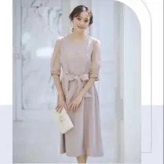 LAISSE PASSE レーススリーブAラインドレスのサムネイル