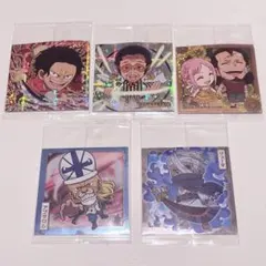 にふぉるめーしょん ワンピース大海賊シールウエハースLOG.12 5点セット