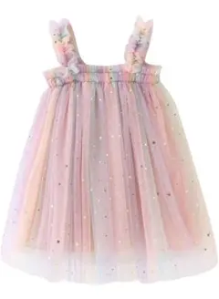 ベビードレス パステルカラー チュール