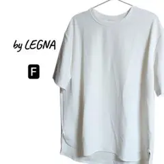 【新品訳あり】LEGNA ホワイト 半袖Tシャツ Fサイズ相当 ゆったり